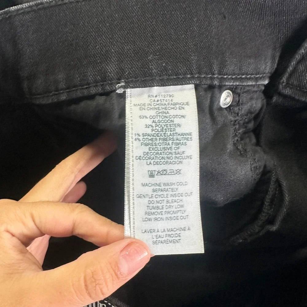 True Religion Geno Jeans Mens 36x33 Black Cotton Denim Straight Workwear Stretch